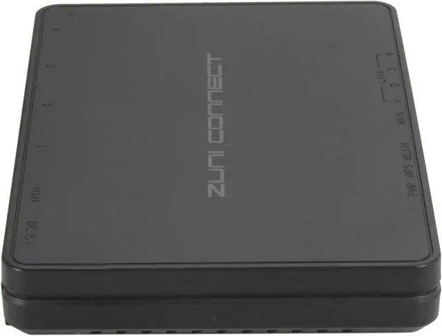 Alt view image 3 of 6 - ZuniDigital ZGR304F Stealth Series Wireless-N Gigabit Router IEEE 802.11b/g/n