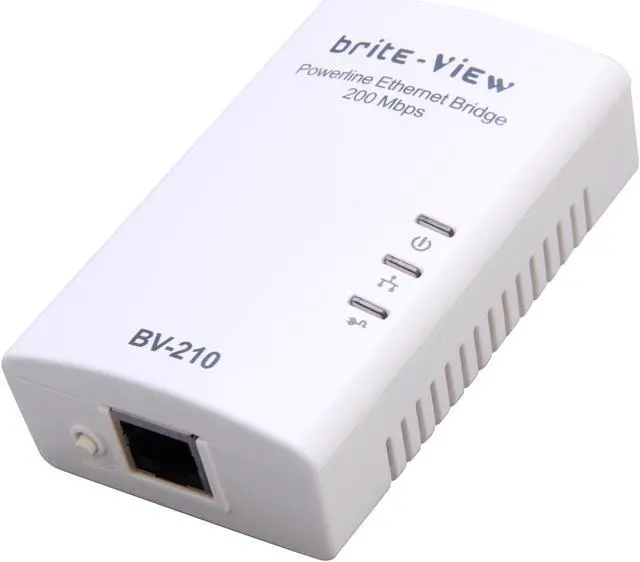 Alt view image 7 of 12 - brite-View BV-210C Mini Powerline AV Ethernet Network Adapter Kit (Bridge+Switch) Up to 200Mbps
