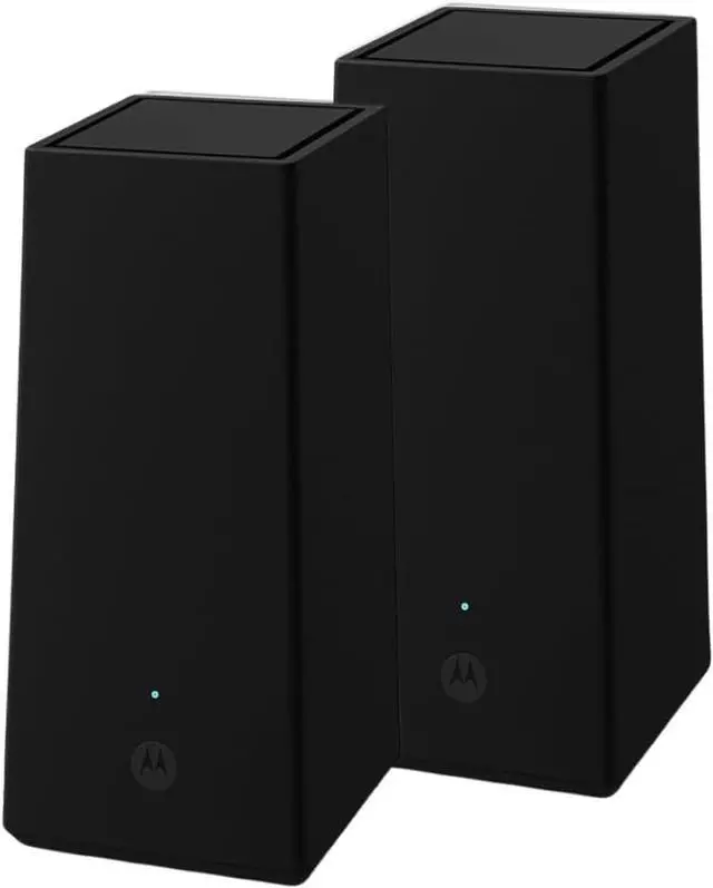 Main image of Motorola MQ20 WiFi 6E Tri-Band Easy Mesh Router - 3000 sq. ft Coverage - Black - Dual Pack  MQ20-D80B-U