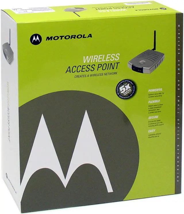 Alt view image 5 of 5 - MOTOROLA WA840G Wireless 54Mbps Access Point