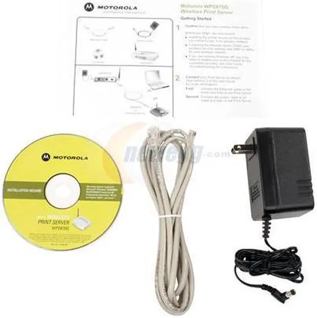 Alt view image 3 of 4 - MOTOROLA WPS870G Wireless Print Server 802.11b / g, RJ45 LPT, USB 2.0