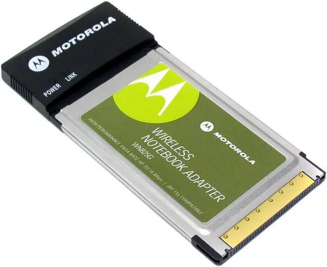 Alt view image 2 of 5 - MOTOROLA WN825G 802.11g Wireless PC Card