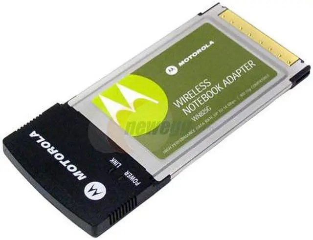 Main image of MOTOROLA WN825G 802.11g Wireless PC Card