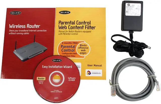 Alt view image 4 of 5 - BELKIN F5D6231-4 Wireless Cable/DSL Gateway Router IEEE 802.3 Ethernet, IEEE 802.3u Fast Ethernet, IEEE 802.11b