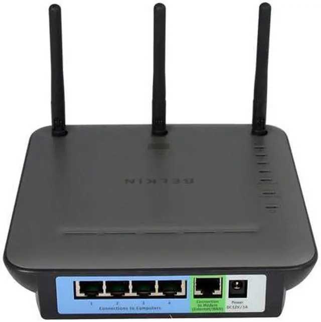 Alt view image 3 of 5 - BELKIN F5D8230-4 Wireless Router IEEE 802.3/3u, IEEE 802.11a/b/g