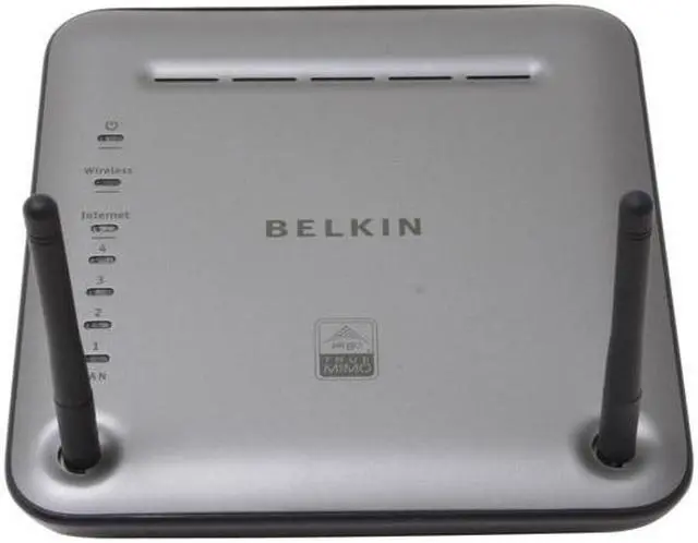 Alt view image 3 of 5 - BELKIN F5D9230-4 Wireless G Plus MIMO Router IEEE 802.3/3u, IEEE 802.11b/g