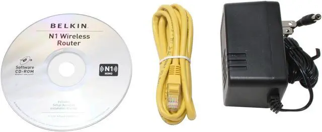 Alt view image 4 of 5 - BELKIN F5D8231-4 N1 Wireless Router IEEE 802.11b, IEEE 802.11g, IEEE 802.11n (draft)