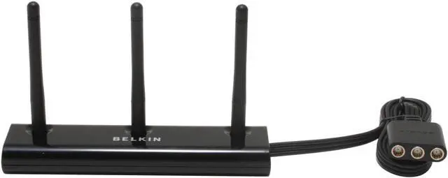 Alt view image 3 of 6 - BELKIN F5D8001 N1 Wireless Desktop Card IEEE 802.11b/g, IEEE 802.11n Draft 32bit PCI Up to 300Mbps Wireless Data Rates