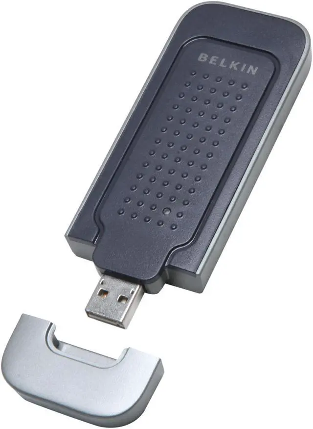 Alt view image 9 of 11 - BELKIN F5D9050 Wireless G Plus MIMO Network Adapter IEEE 802.11b/g USB 2.0 Up to 54Mbps Wireless Data Rates