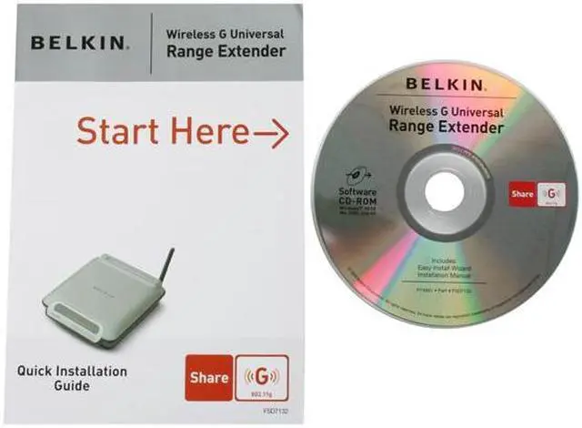 Alt view image 8 of 9 - BELKIN F5D7132 Wireless G Universal Range Extender