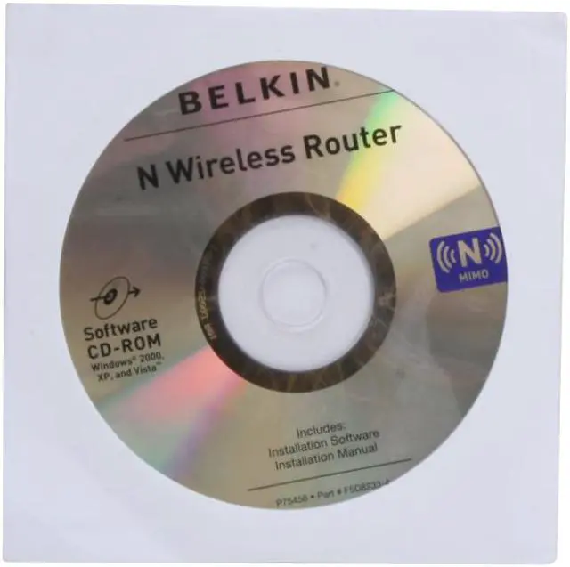 Alt view image 5 of 6 - BELKIN F5D8233-4 N Wireless Router IEEE 802.11b/g, IEEE 802.11n Draft
