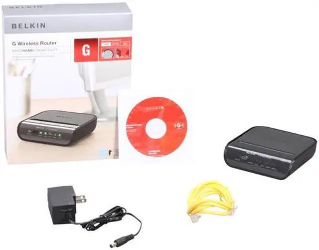 Alt view image 5 of 5 - BELKIN F5D7234-4 802.11b/g Wireless Router up to 54Mbps/ 10/100 Mbps Ethernet Port x4