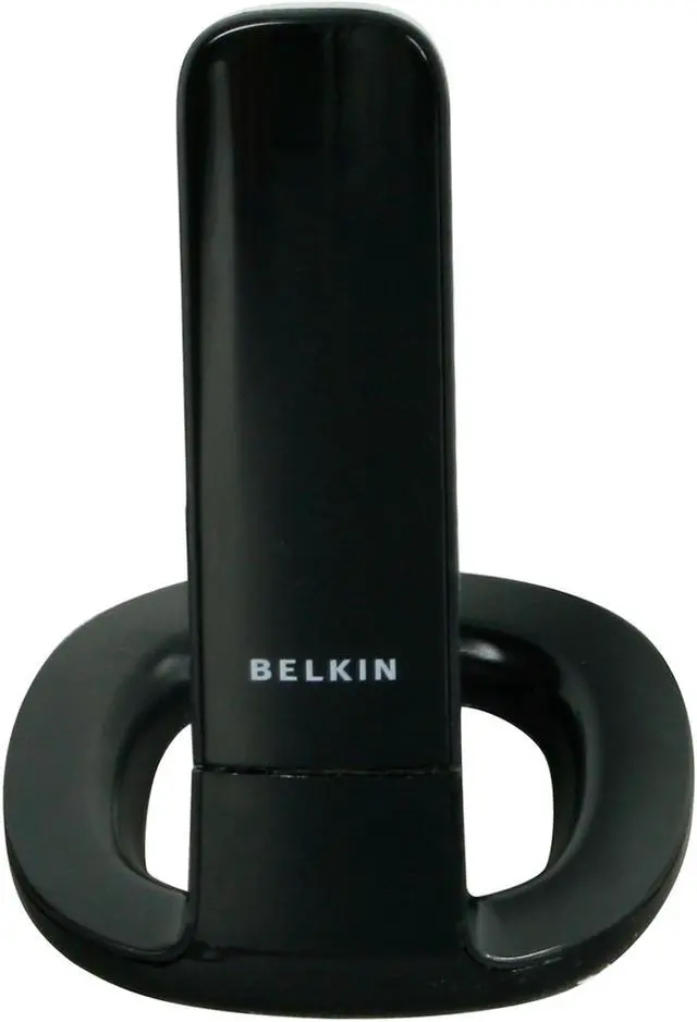Alt view image 2 of 7 - BELKIN F5D8055 Wireless N+ Adapter (Black) IEEE 802.11b/g, IEEE 802.11n Draft 2.0 USB 2.0 Up to 300Mbps Wireless Data Rates
