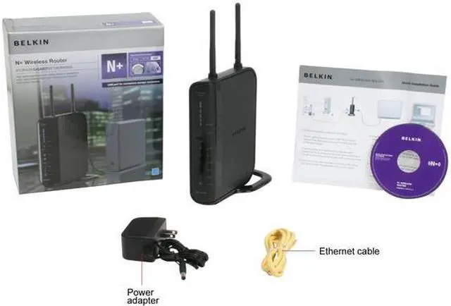 Alt view image 8 of 8 - BELKIN F5D8235-4 802.11b/g/n N+ Wireless Gigabit Router up to 300Mbps