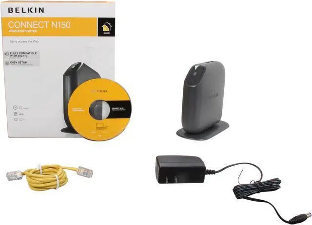 Alt view image 5 of 5 - BELKIN F7D5301 Connect N150 Wireless Router IEEE 802.11b/g/n