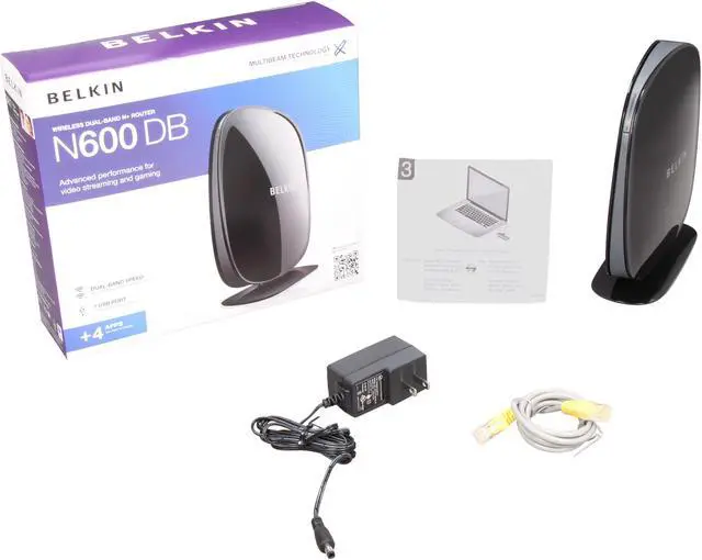 Alt view image 5 of 5 - Belkin F9K1102 N600 Wireless Dual-Band N+ Router