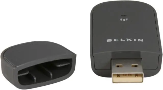 Alt view image 4 of 5 - BELKIN F9L1001 N150 Wireless Adapter IEEE 802.11b/g/n USB 2.0 Up to 150Mbps Wireless Data Rates