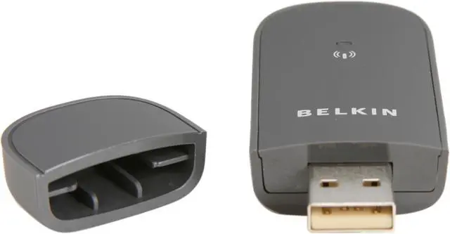 Alt view image 4 of 5 - BELKIN F9L1002 N300 Wireless Adapter IEEE 802.11b/g/n USB 2.0 Up to 300Mbps Wireless Data Rates