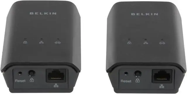 Alt view image 5 of 6 - BELKIN F5D4085 Powerline AV500 Kit Up to 500Mbps