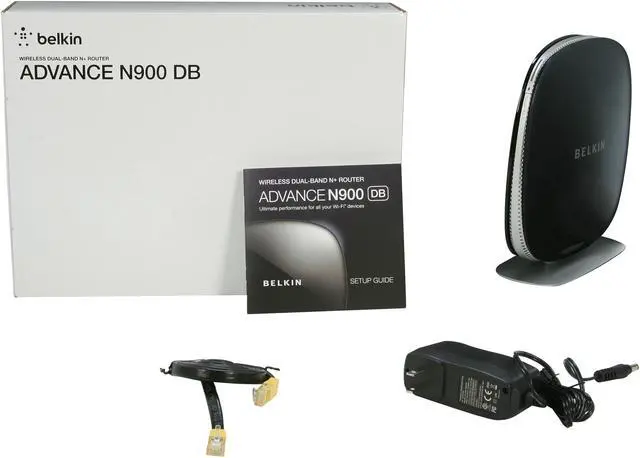 Alt view image 5 of 5 - BELKIN E9K9000 Wireless N900 Dual Band N+ Router