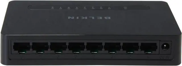 Alt view image 4 of 5 - BELKIN F4G0800 8-Port Network Switch