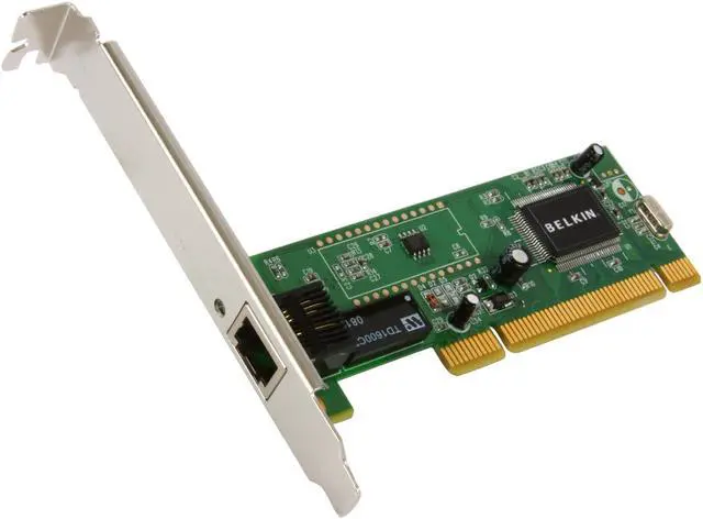 Main image of BELKIN F5D5000 Desktop Network Card 10/100Mbps PCI 1 x RJ45