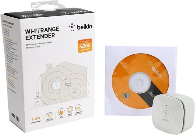 Alt view image 8 of 8 - Belkin F9K1015 N300 Wi-Fi Range Extender