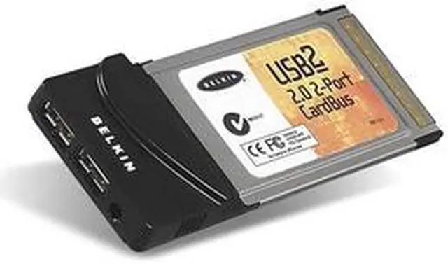 Main image of BELKIN F5U222v1 USB PCMCIA Card 2 x USB 2.0