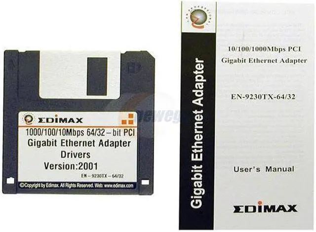Alt view image 3 of 4 - EDIMAX EN-9230TX-32 Gigabit Fast Ethernet Adapter 10/20/100/200/1000/2000Mbps PCI 1 x RJ45