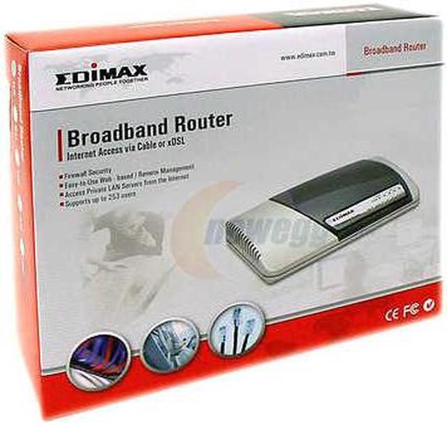 Alt view image 4 of 4 - EDIMAX BR-6104K Broadband Router 1 x 10/100Mbps WAN Ports 4 x 10/100Mbps LAN Ports