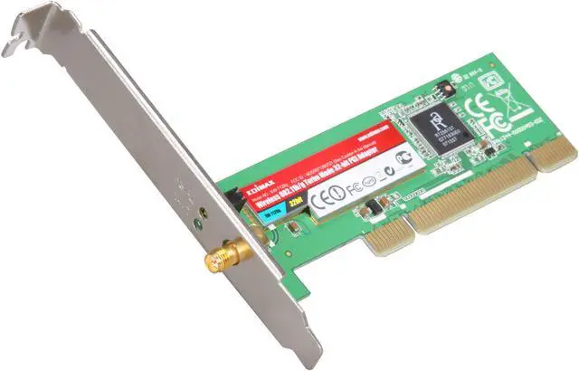 Alt view image 2 of 6 - EDIMAX EW-7128G Wireless Card IEEE 802.11b/g PCI Up to 54Mbps Wireless Data Rates