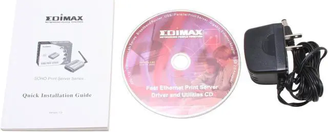 Alt view image 4 of 5 - EDIMAX PS-1206P Parallel Printer Server RJ45 LPT