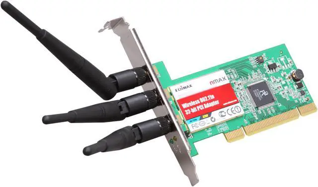 Main image of EDIMAX EW-7728In Wireless 802.11n Draft 2.0 PCI Card IEEE 802.11b/g, IEEE 802.11n Draft 32bit PCI Up to 300Mbps Wireless Data Rates