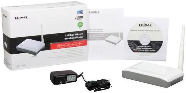 Alt view image 5 of 5 - Edimax BR-6228NS 150 Mbps 11n Wireless Broadband Router with 4 Port Switch, featured with intelligent iQ-Setup for hassle free installation and configuration, Green technology for electricity saving.