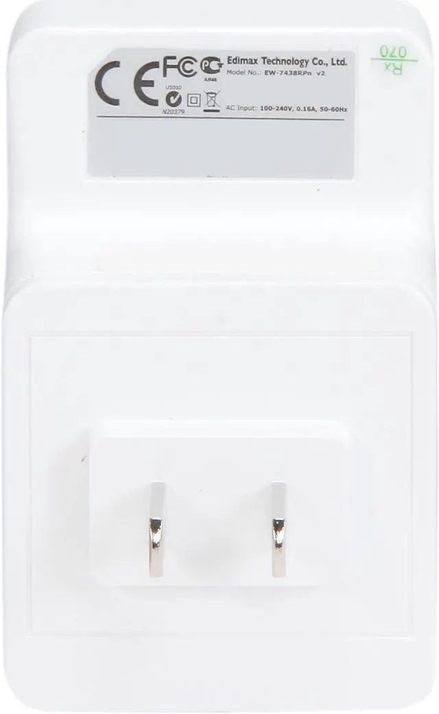 Alt view image 4 of 6 - Edimax EW-7438RPn V2 300Mbps Universal Wi-Fi Range Extender, Repeater, Wireless Bridge, Access Point, Wall Plug design, Smart LED Signal Indicator, Easy iQSetup by Smart Phone (No CD Required)