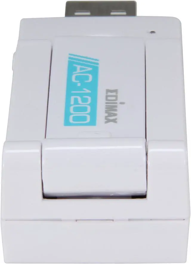 Alt view image 4 of 6 - Edimax EW-7822UAC Wireless AC1200 Dual-band USB 3.0 Adapter, Complies to Draft 802.11ac Standard, Delivers More Than Two Times Faster Wi-Fi Speed Than 802.11n, With Adjustable Foldaway Antenna for Optimum High Performance