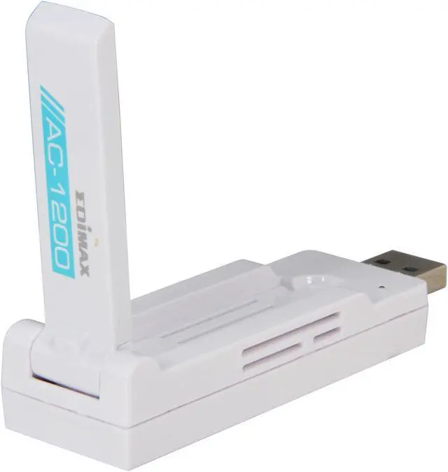 Alt view image 5 of 6 - Edimax EW-7822UAC Wireless AC1200 Dual-band USB 3.0 Adapter, Complies to Draft 802.11ac Standard, Delivers More Than Two Times Faster Wi-Fi Speed Than 802.11n, With Adjustable Foldaway Antenna for Optimum High Performance