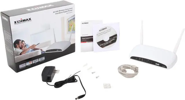 Alt view image 4 of 4 - Edimax BR-6478AC Dual-Band AC1200 Router/Extender/AP, 3-in-1 Smart Device, Provides iQ-Setup for Easy Installation via Smartphone/Tablet
