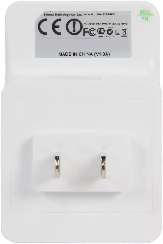 Alt view image 4 of 6 - EDIMAX EW-7238RPD N300 Concurrent Dual-Band Universal Wi-Fi Range Extender / Repeater / Bridge, Wall Plug Design