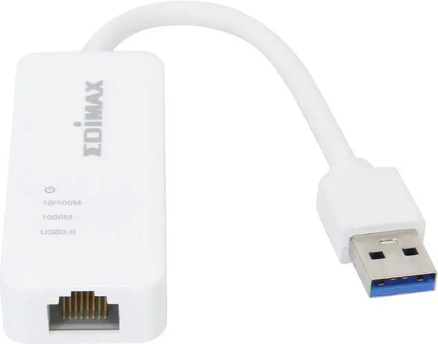 Alt view image 3 of 5 - EDIMAX EU-4306 USB 3.0 Gigabit Ethernet Adapter 10/100/1000Mbps USB 3.0 1 x RJ45