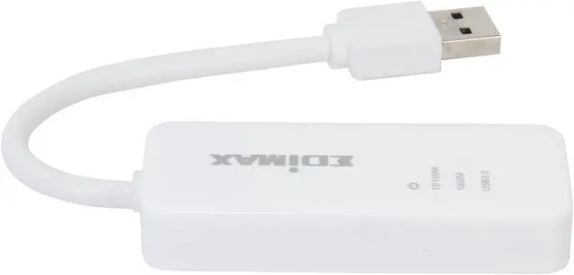 Alt view image 4 of 5 - EDIMAX EU-4306 USB 3.0 Gigabit Ethernet Adapter 10/100/1000Mbps USB 3.0 1 x RJ45