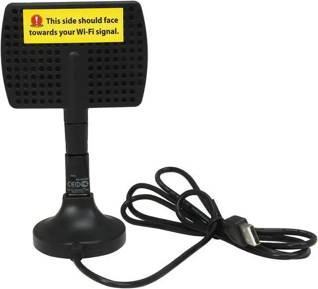 Alt view image 4 of 7 - EDIMAX EW-7811DAC AC600 Dual-band USB 2.0 Wireless Adapter with Directional High Gain Antenna and a Free USB Extension Cradle for Longer Distances, Higher Performance Connections