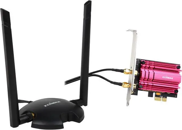 Main image of Edimax EW-7822PIC AC1200 Wireless Dual Band PCI Express Adapter. Long Range, Ultra-fast Wi-Fi Speed to your Desktop PC, Ideal for Gaming PC.