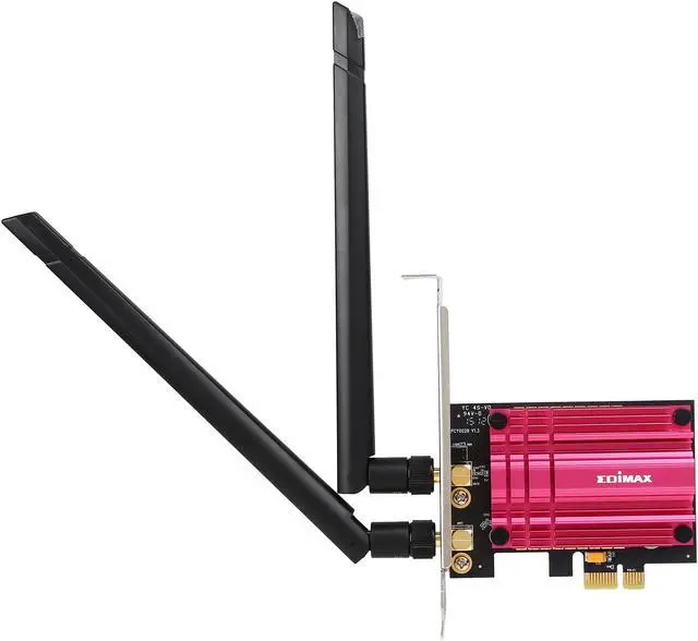 Alt view image 3 of 5 - Edimax EW-7822PIC AC1200 Wireless Dual Band PCI Express Adapter. Long Range, Ultra-fast Wi-Fi Speed to your Desktop PC, Ideal for Gaming PC.
