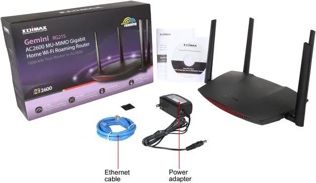 Alt view image 6 of 6 - EDIMAX AC2600 Home Roaming Wi-Fi Router with MU-MIMO