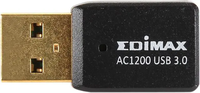 Alt view image 2 of 5 - Edimax EW-7822UTC AC1200 Wi-Fi USB 3.0 Mini Size Adapter, Supports Web 2.0, MU-MIMO, Nano Size Lets You Plug It and Forget It, Support Windows, MAC OS