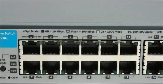 Alt view image 7 of 14 - HP J9021A#ABA Managed ProCurve Switch 2810-24G