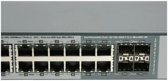 Alt view image 8 of 14 - HP J9021A#ABA Managed ProCurve Switch 2810-24G