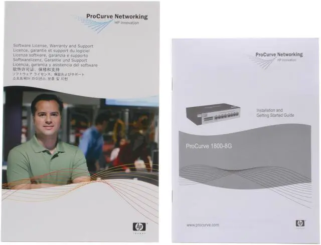 Alt view image 5 of 6 - HP J9029A 10/100/1000Mbps ProCurve Switch 1800-8G 8 RJ-45 10/100/1000 ports (IEEE 802.3 Type 10Base-T, IEEE 802.3u Type 100Base-T, IEEE 802.3ab Type 1000Base-T) 144 KB Packet Buffer
1 MB RAM/ROM capacity
1 MB Flash capacity Buffer Memory