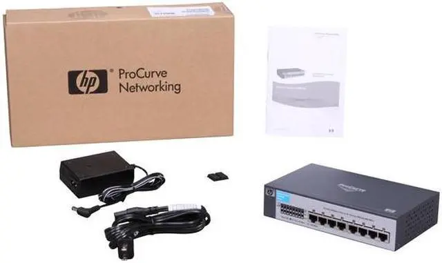 Alt view image 5 of 5 - HP J9077A Unmanaged ProCurve Switch 1400-8G